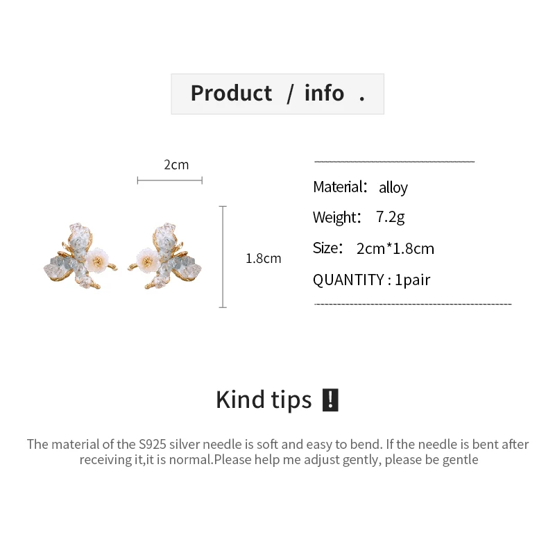 Cute Butterfly Stud Earrings For Women Exquisite Crystal Imitation Pearl Earrings For Party Wedding Ear Jewelry Girls Gifts K-