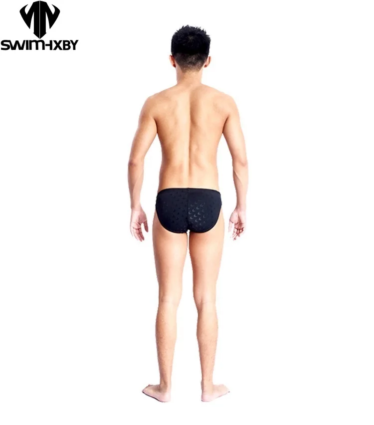 HXBY Swimwear Men Shorts Low Waist Swimming Trunks Quick Dry Fashion Swimsuit Yingfa Swimming Briefs