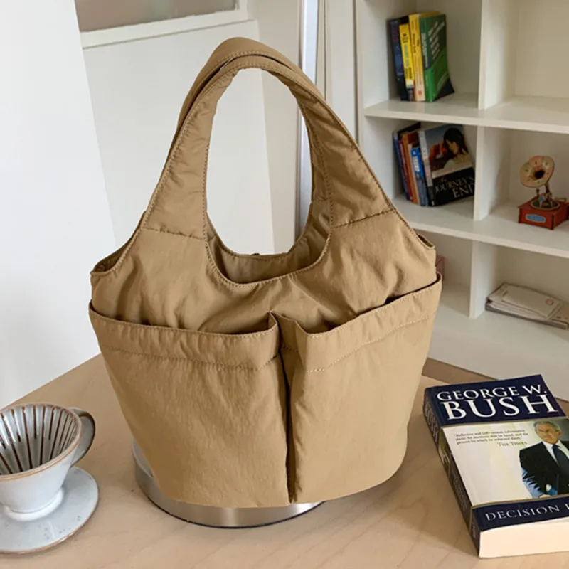 

Fashion Cloth Waterproof Crossbody Shoulder Bag Women Designer Female Purse Casual Multiple Pockets Handbags