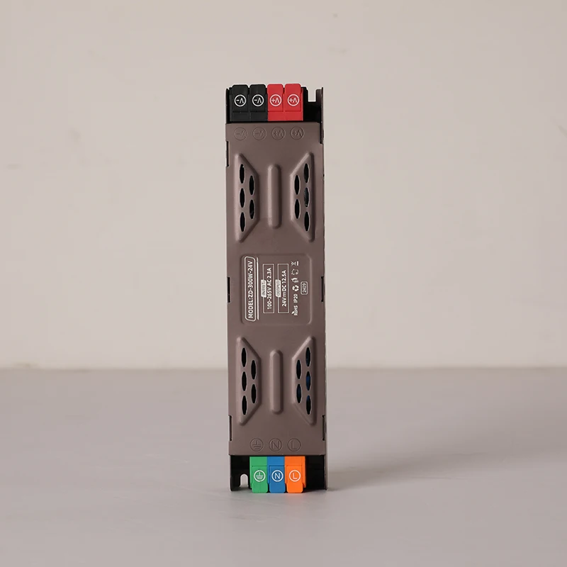 LED Driver 110V 220V to DC12V Low Voltage Ultra-Thin Power Box Indoor Strip Lamp Transformer Aluminum Body Efficient Cooling Box