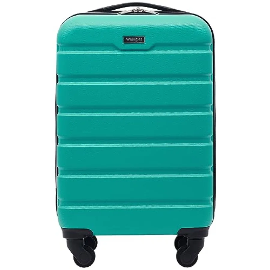 

Teal 22 Hardside Spinner Carry-On Luggage for Travel with Durable Polycarbonate Construction and Smooth-rolling Wheels