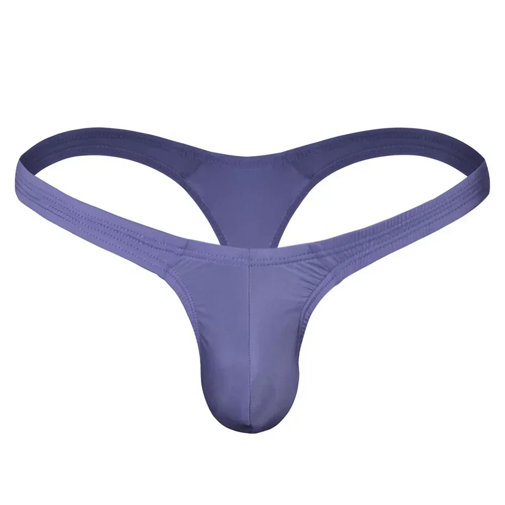 Clothes Men Thong Breathable Briefs Bugle Pouch Comfortable G-String Jockstrap Lingerie Panties Sexy Soft Solid