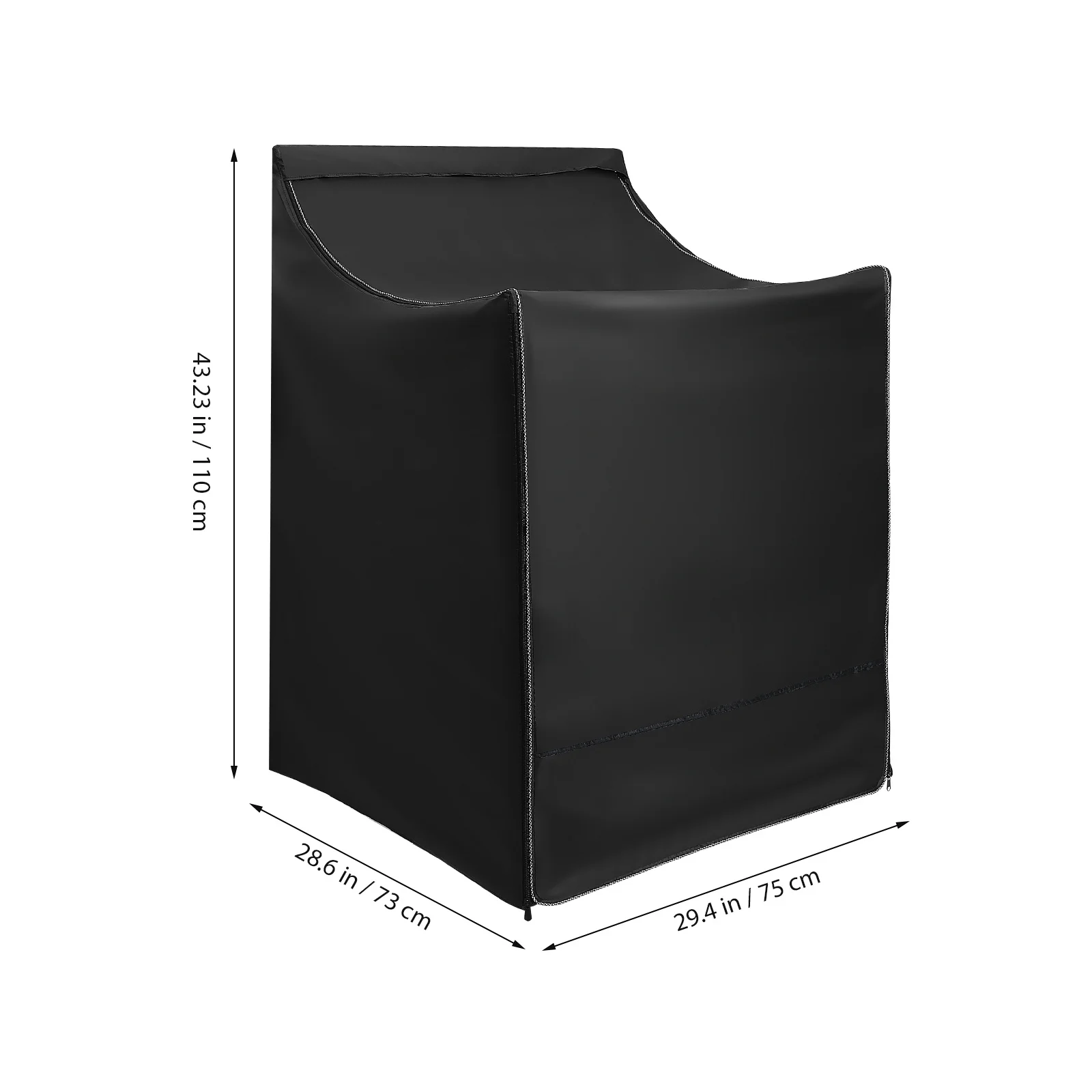 غطاء الغسالة قماش عالي الكثافة أغطية غبار واقية لمجفف الغسالة أشرطة قابلة للتعديل تناسب عالميًا في الهواء الطلق والداخلي #2