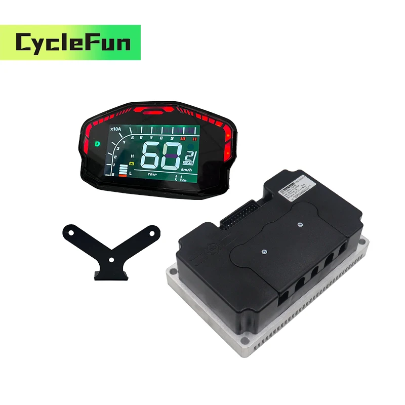 

NANJING FarDriver ND96680 BLDC синусоидальный контроллер 96 В 4 кВт-6 кВт с дисплеем DKD для комплектов для переоборудования электрических мотоциклов и скутеров