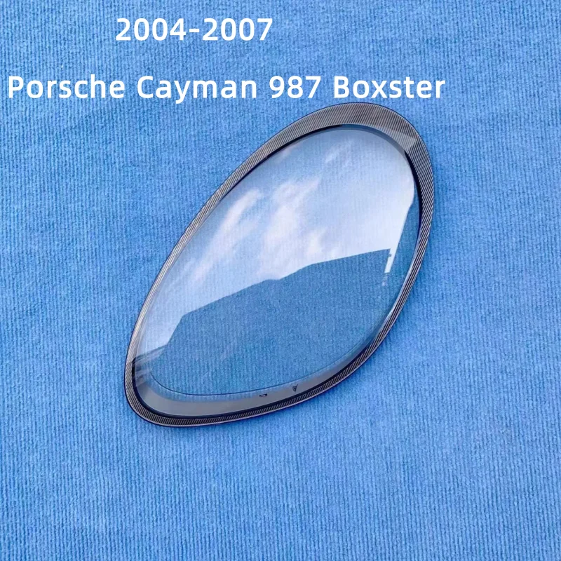 For Porsche Cayman 987 Boxster 2004 2005 2006 2007 Car Headlight Shell Headlamp Cover Replace Lamp Shade Headlamp Lens Glass