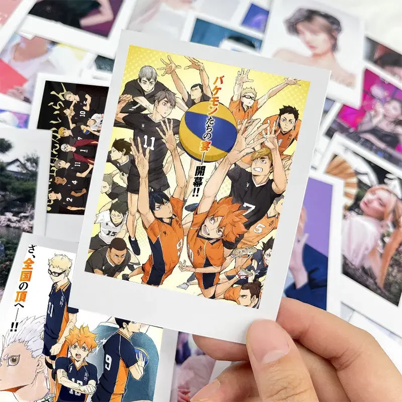 Haikyuu 3inch Card Bookmark Kuroo Tetsurou Kenma Kozume Anime Goods Lomo Cards Collection Cartoon Pagination Mark Book Clip Gift