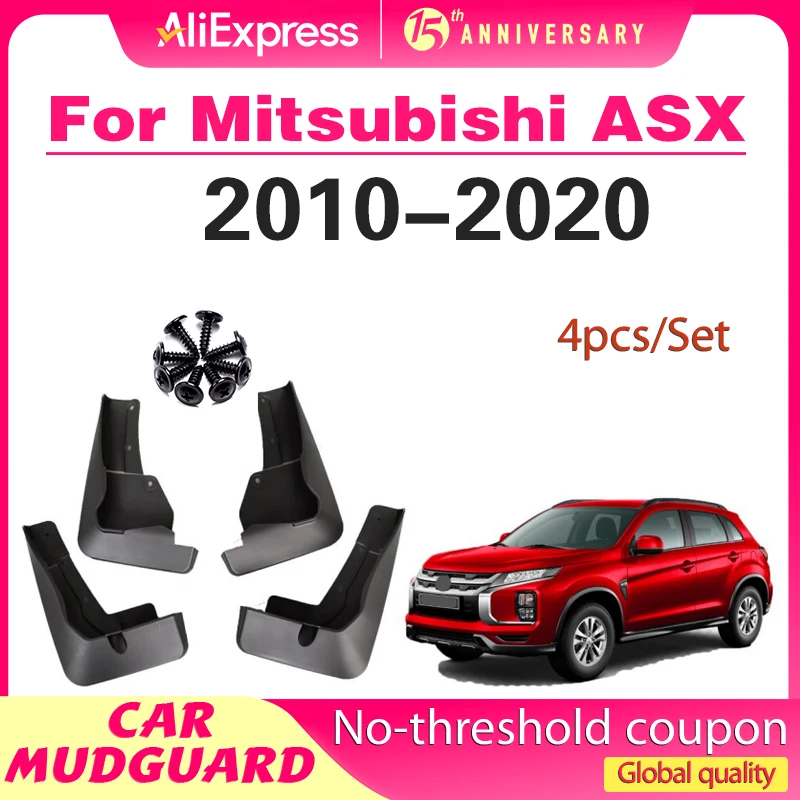 

For Mitsubishi ASX 2011 2012 2013 2014 2015 2016 2017 2018 2019 2020 Fender Mudguard Mud Flaps Guard Splash Flap Mudguards