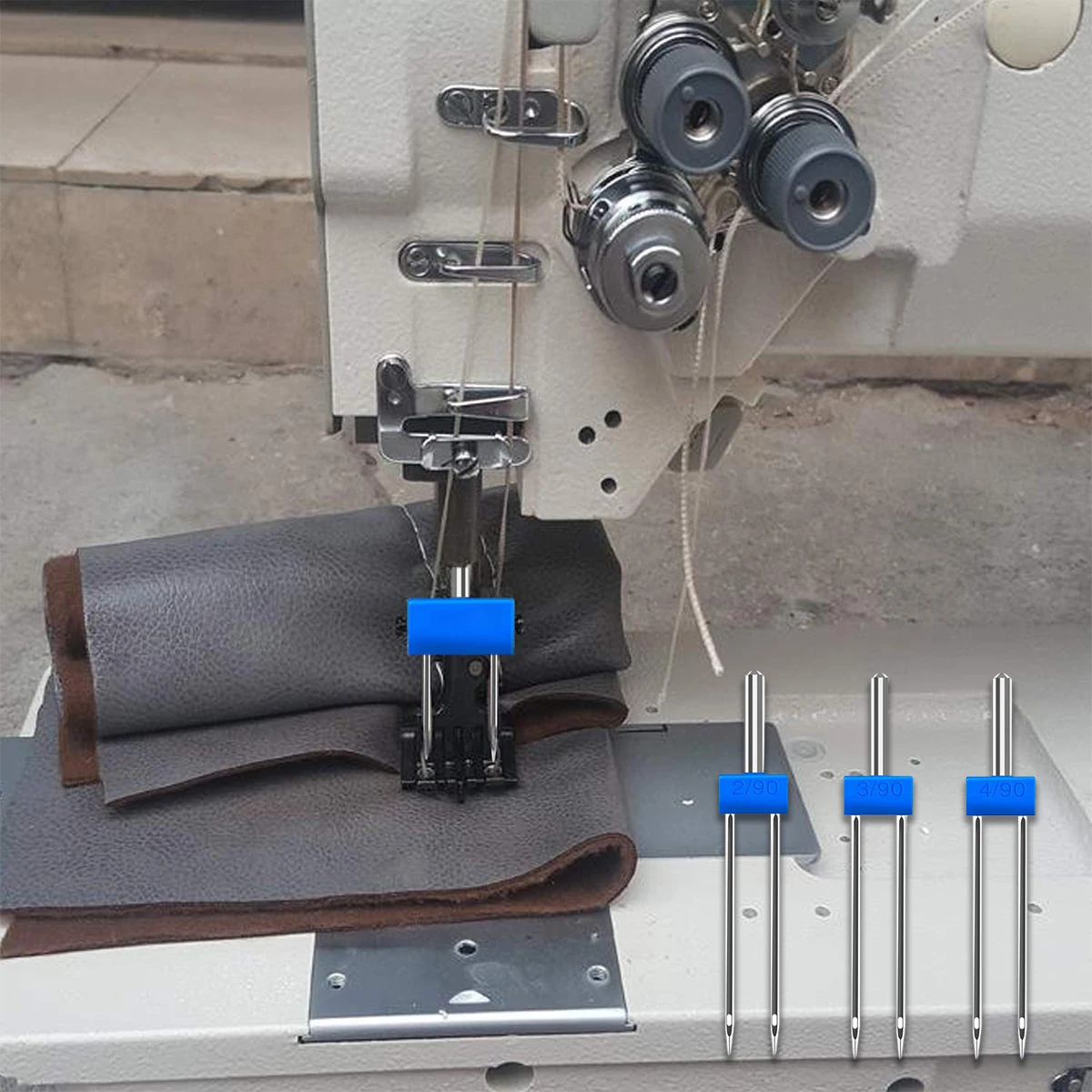 Twin Needle Stretch - 3 Größen Doppelnadeln für Nähmaschinen, Stretch-Maschinen-Doppelnadeln