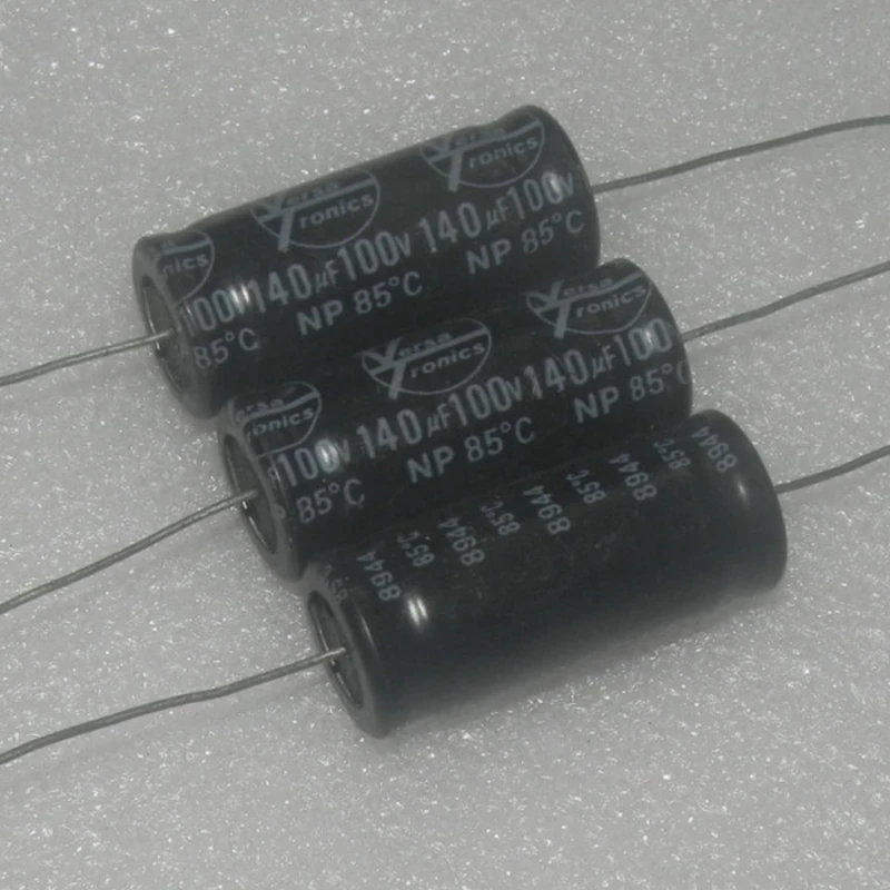 5PCS/LOT  TRONICS NP 100V 140UF 140MFD  Poleless Electrolytic Capacitor