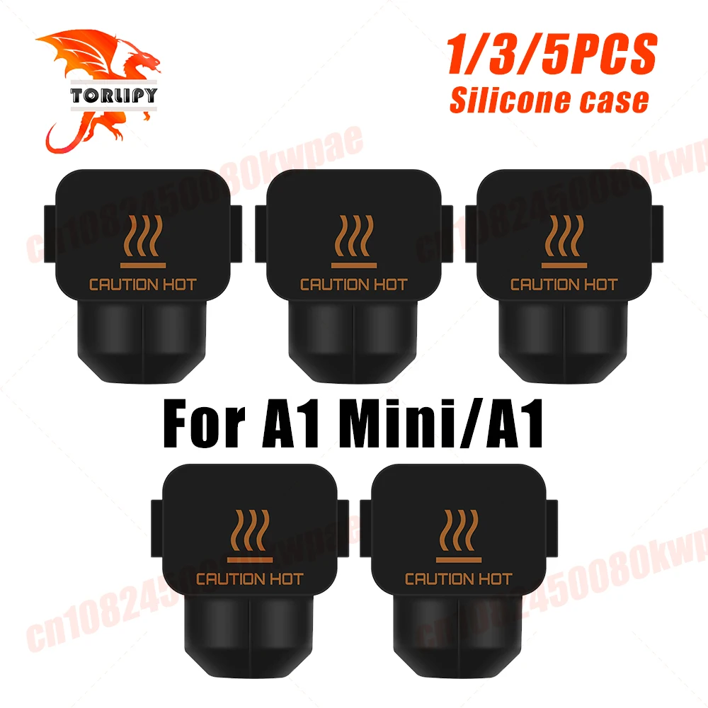 �y�Z�[�����z1/3/5/10 �̃V���R���\�b�N�X Bambu Lab A1 �~�j�P�[�X 3D �v�����^���M�u���b�N�V���R���X���[�u A1 Hotend �f�M�J�o�[