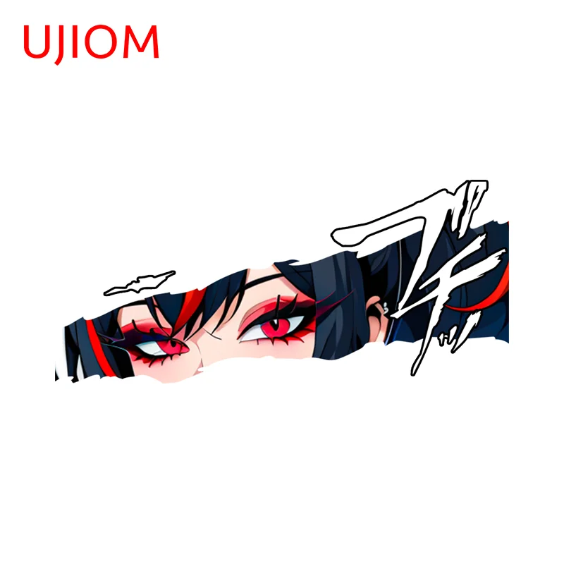 UJIOM Cute Zhu Yuan Game Wall Sticker Zenless Zone Zero Gaming PC Scratch-Resistant PVC Decal Creative Desk Decor Accessories