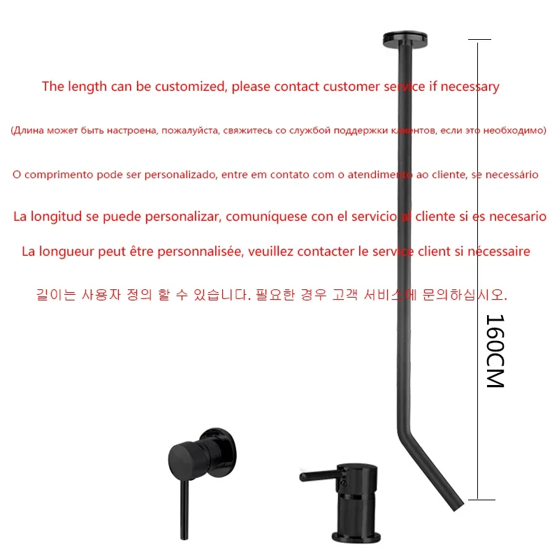 ใหม่ก๊อกน้ําห้องน้ําก๊อกน้ําอ่างล้างจานห้องน้ํา 160 ซม., ความยาวสามารถปรับแต่งก๊อกน้ําสําหรับซักผ้าสามารถใช้เป็นก๊อกน้ําอ่างอาบน้ํา