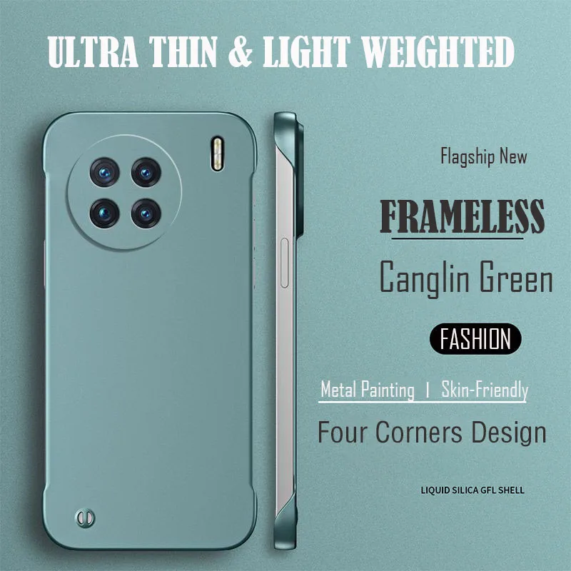 Metal Surface Painting Ultra Thin Frameless Phone Case For Oneplus 13 12 12R 11 11R 10T 10 9 8 Pro Cases Smooth Full Cover view 6