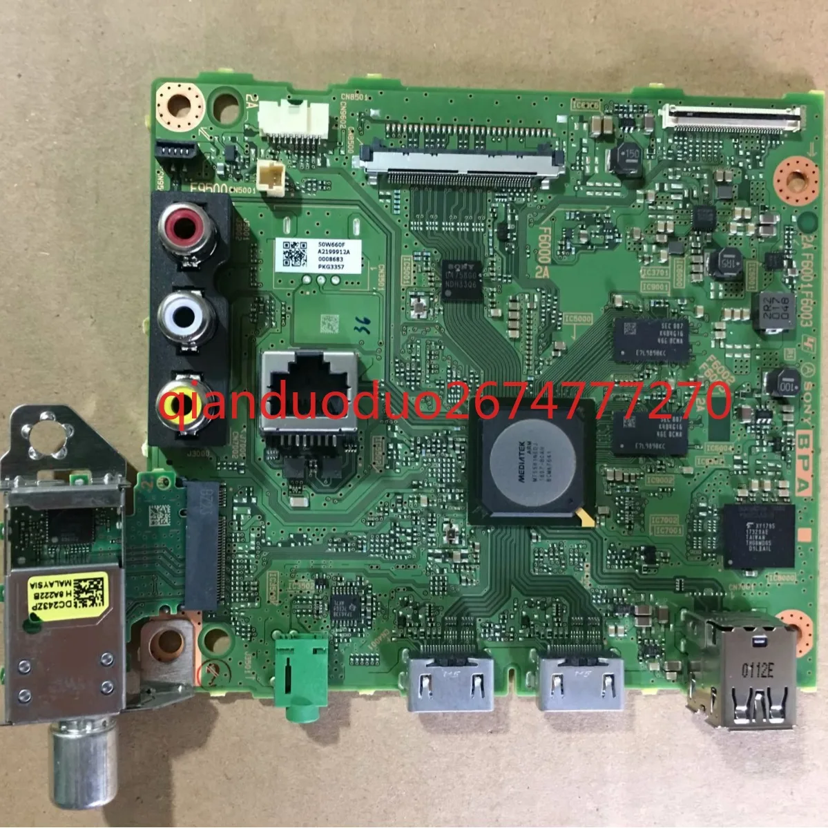 

Основная плата KDL-50W660F 1-982-628-11 Плата подсветки, световая панель Плата питания LM41-00541A