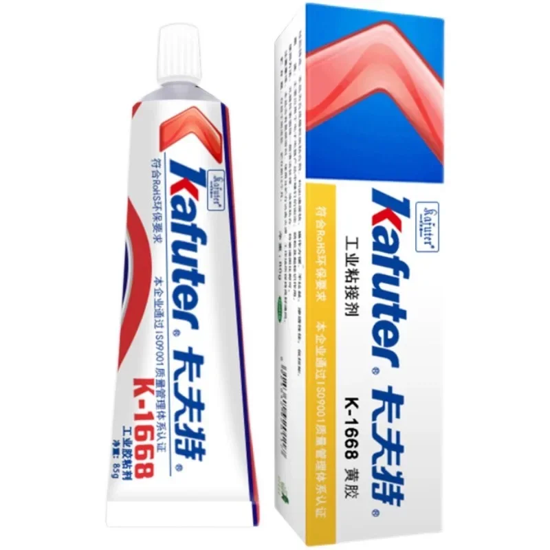 Mới Kafuter K-1668 Công Nghiệp Keo 85g Linh Kiện Điện Tử Vị Trí Cố Định Chất Kết Dính Vàng Keo Chống