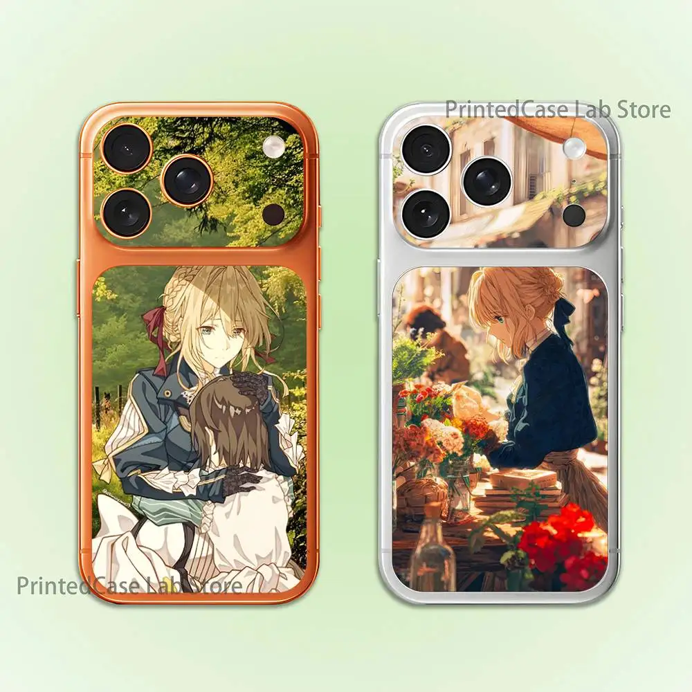 V-Violet Evergarden Novel Back Films Phone Skin Back Stickers Decorative Film for 17Pro Max Sreen Protector
