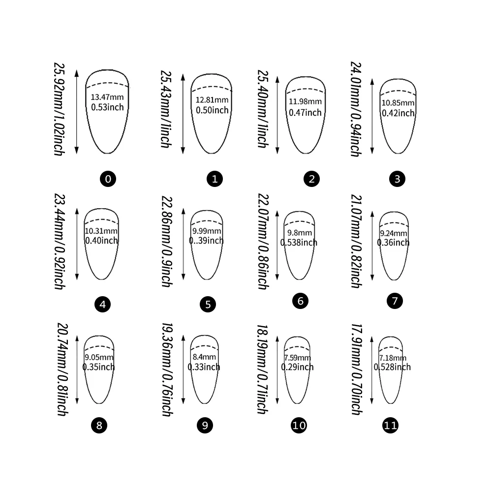 96 قطعة-صندوق اللوز الأبيض الفرنسية الصحافة على الأظافر بلون بسيط الفرنسية وهمية مسمار لامعة غطاء كامل أظافر صناعية للنساء مسمار تلميح