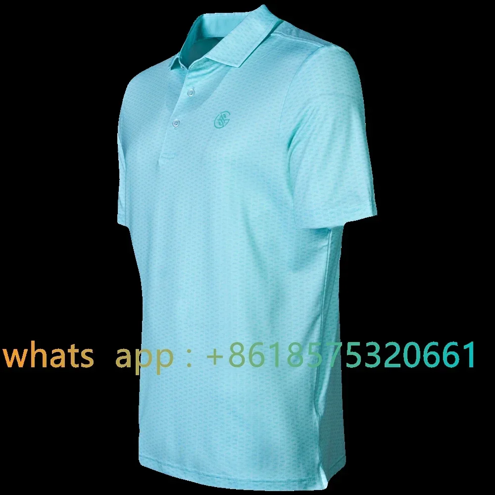 T-shirt New Googansquad Men Lapel Button Classic Fashion Workwear Golf Polo Shirt Multi-sport Quick-dry Shirt Fishing Nautical