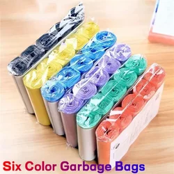 1 Pack of 5 Rolls of 100 Household Disposable Garbage Bags Kitchen Storage Cleaning Garbage Bag Flat Mouth Point Break Type