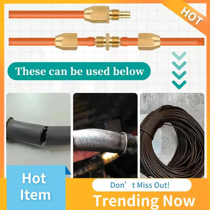 

CMHI-3 Pack Ремкомплект для воздушного шланга 3/8-дюймовый сварочный аппарат для воздушного шланга из твердой латуни Многоразовый комплект для ремонта шланга