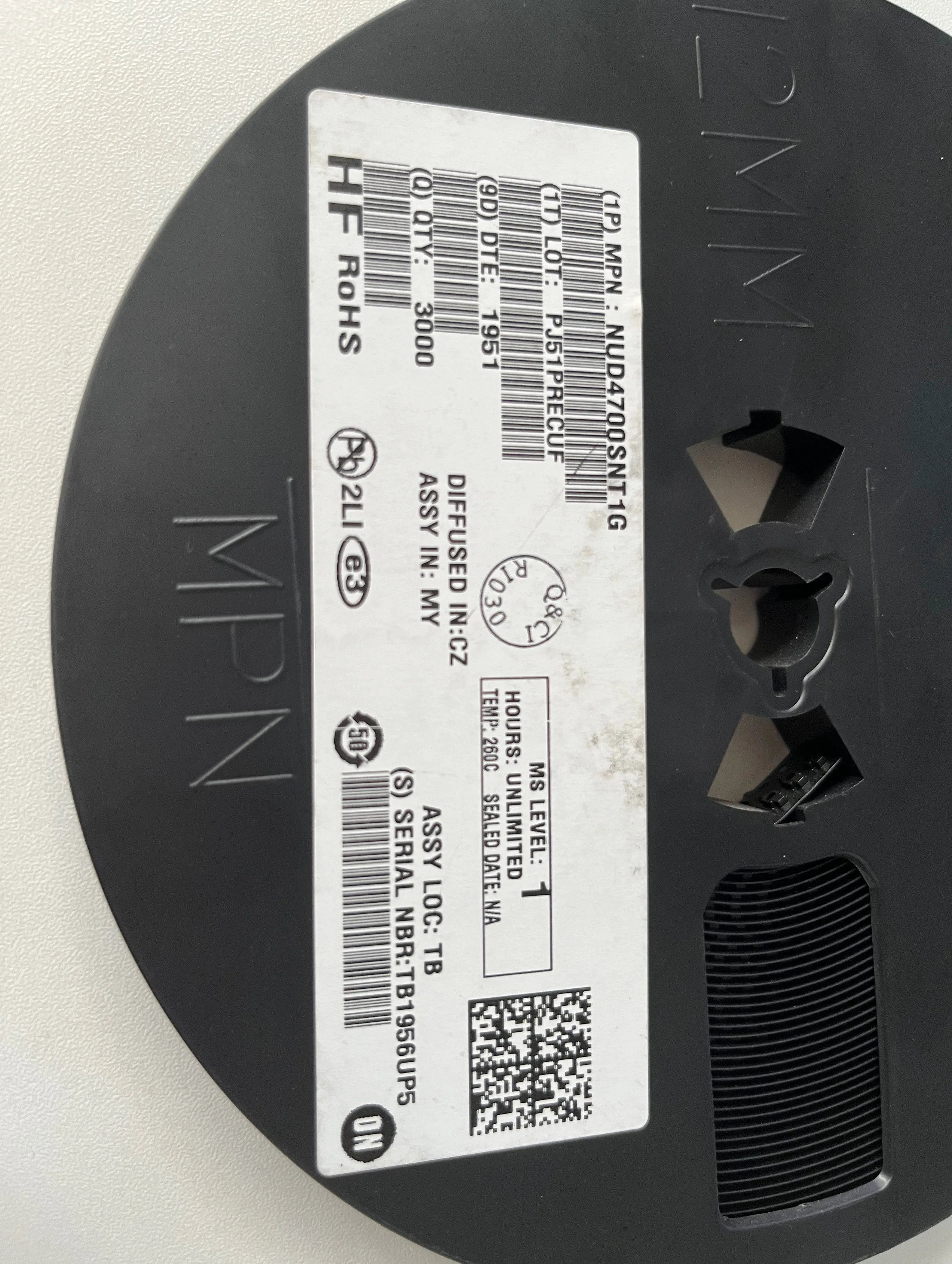 

NUD4700SNT1G Lighting Protection LED Shunt 5.5V Surface Mount 10PCS/set