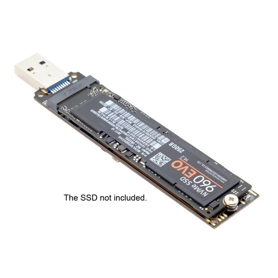 M.2 NVME SSD إلى USB 3.1 محول PCI-E إلى USB-A 3.0 بطاقة محول داخلي 10Gbps USB3.1 Gen 2 لسامسونج 970 960/إنتل جديد