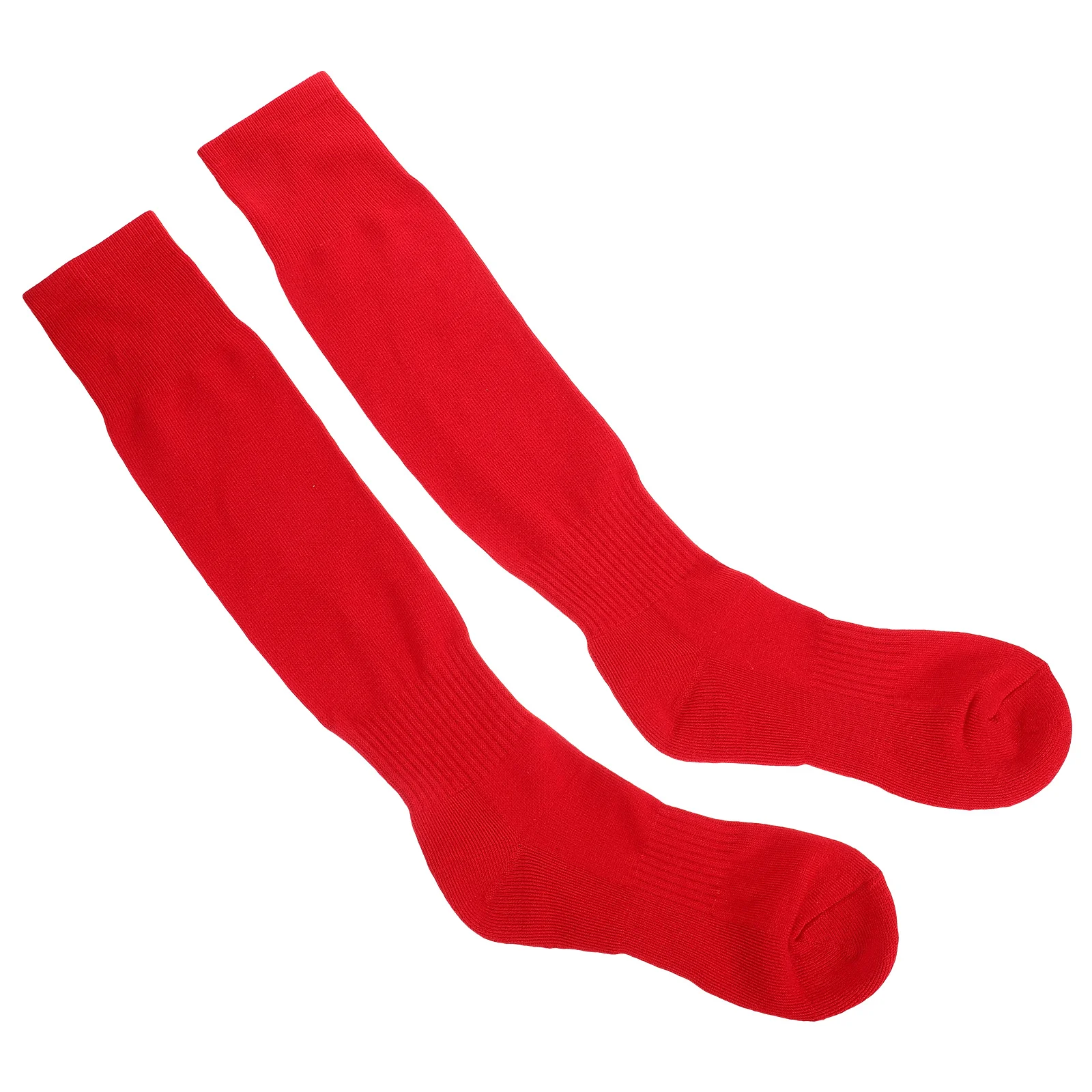 1 زوج جوارب كرة القدم جوارب رياضية عالية في الركبة بسط كومة حلقة مريحة لتشغيل كرة القدم البيسبول المشي لمسافات طويلة في الهواء الطلق