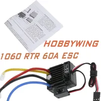 HobbyWing 1060  QuicRun RTR 60A ESC Brushed Electronic Speed Controller For 1:10 RC Car Axial SCX10