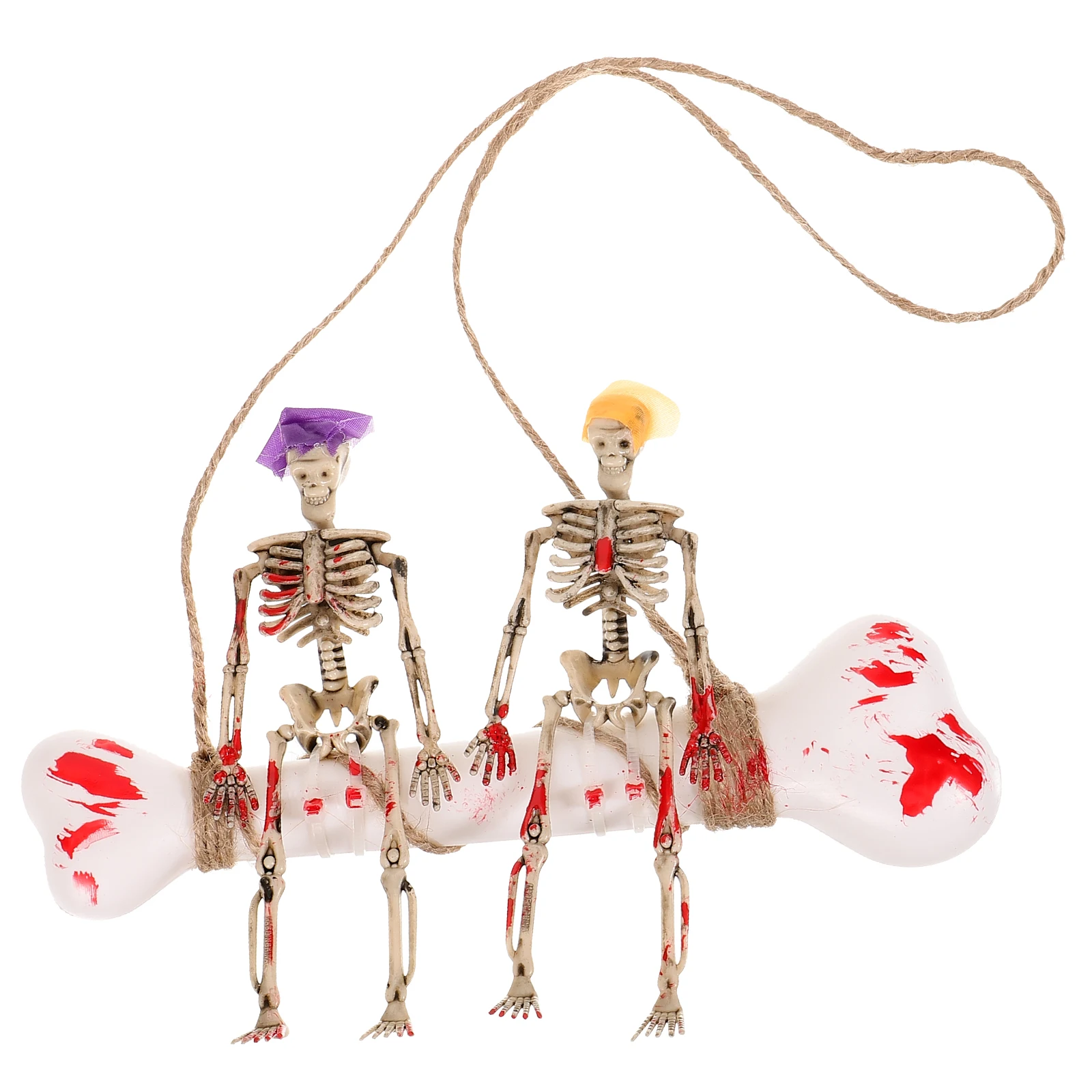 

Realistic Plastic Decoration Halloween Party Haunted House Prop Hanging Movable Scary Indoor Outdoor Decor Halloween
