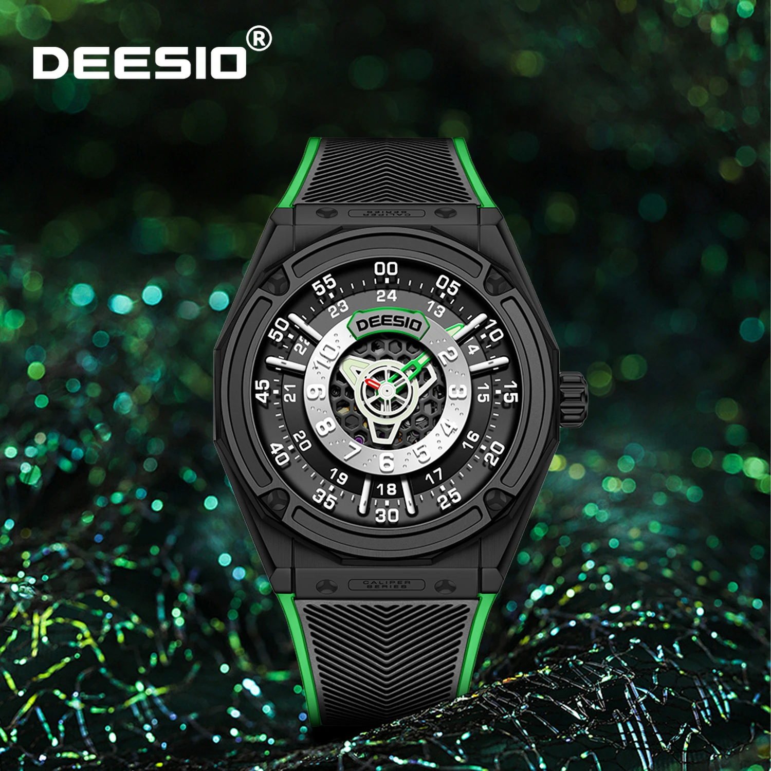 

Deesio Men's Automatic Watch Waterproof Sapphire Crystal Stainless Steel Luminous Hands Date Luxury Sport Wristwatch for Men