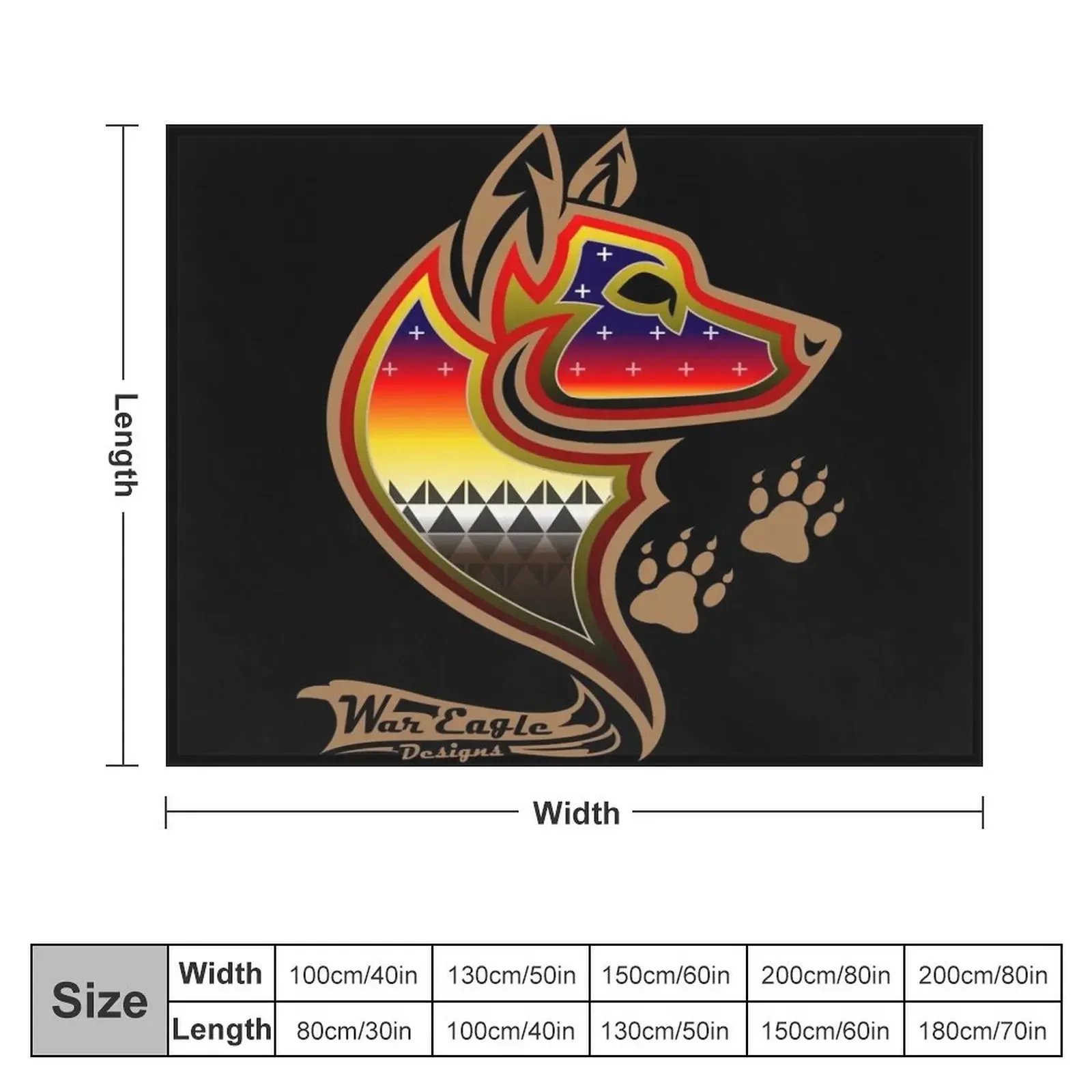 Protecting the people Brown Wolf Throw Blanket Sofa Quilt wednesday Kid'S Luxury St Blankets