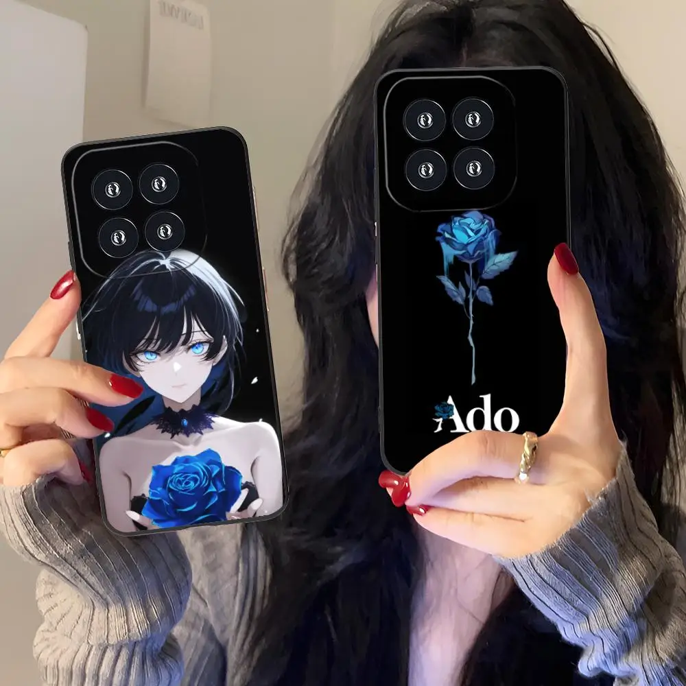 Capa de Celular Ado Rose Anime para Xiaomi 15 14 13 12 Mi 11 T Ultra Lite Pro S X 5G com Impressão Colorida Luxuosa e Bonita
