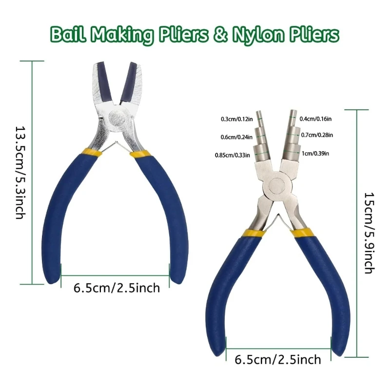 Pack of 2 Jewelry Craft Pliers for Creating Rings and Shapes in Wire Drop shipping