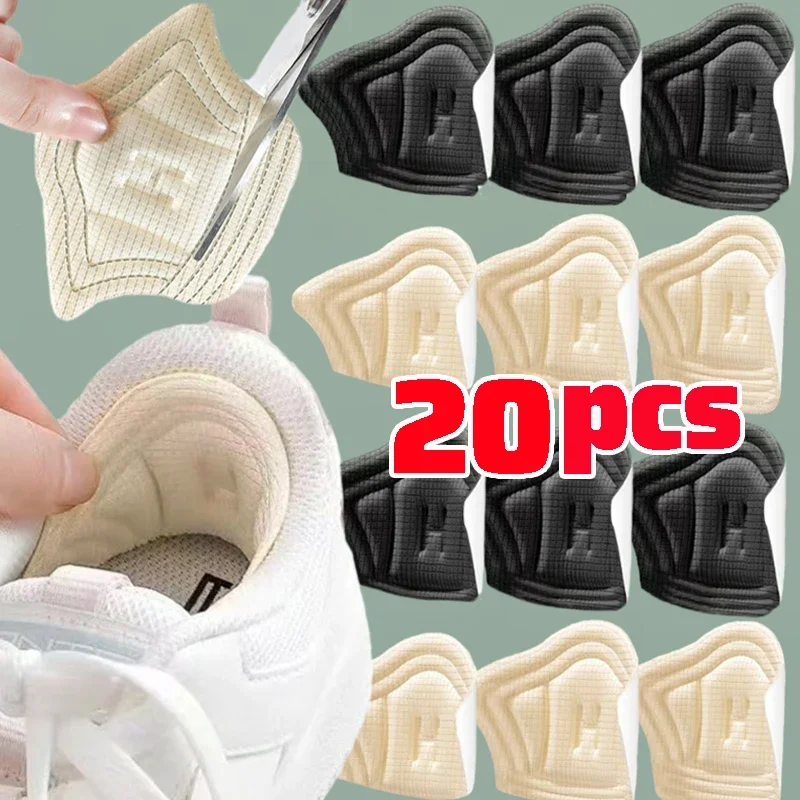 2-20PCS Heel Insoles Shoes Patch Heel Cushion Pads Sport Shoes Adjustable Antiwear Foot  Pad Insole Shoe Heel Protector Sticker