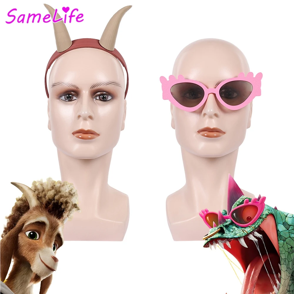 

Goat Will Cosplay Fantasy Headband With Sheep Horns 2026 Cartoon Team Men Costume Disguise Accessories Halloween Male Prop