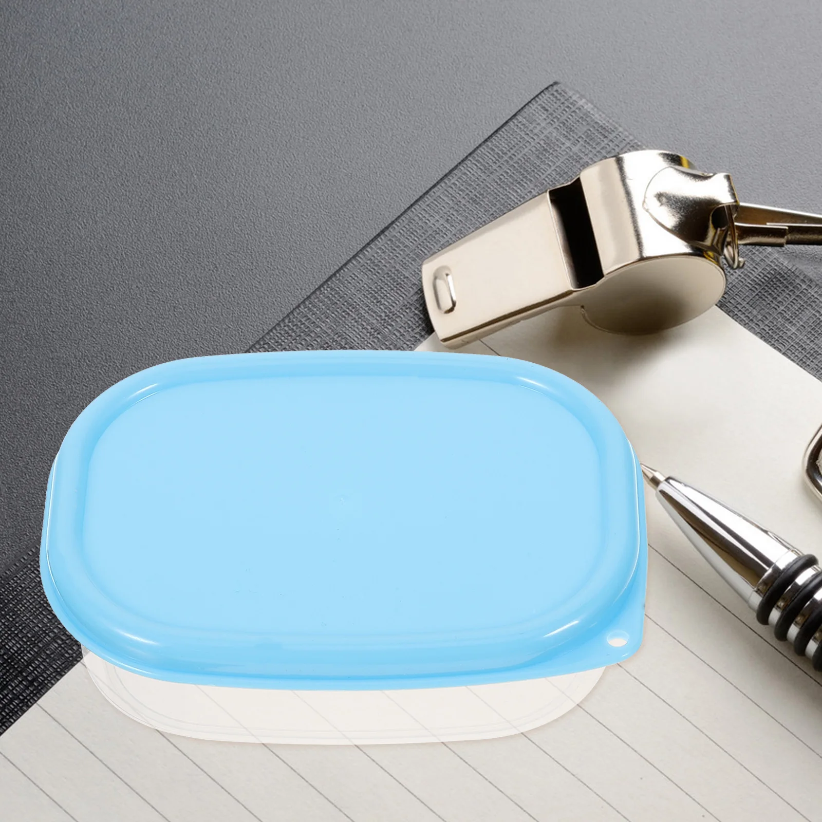 

4pcs Whistle Storage Box Small Plastic Container For Jewelry Necklaces Earrings Pendants Hairpins Portable Multi-Function Holder