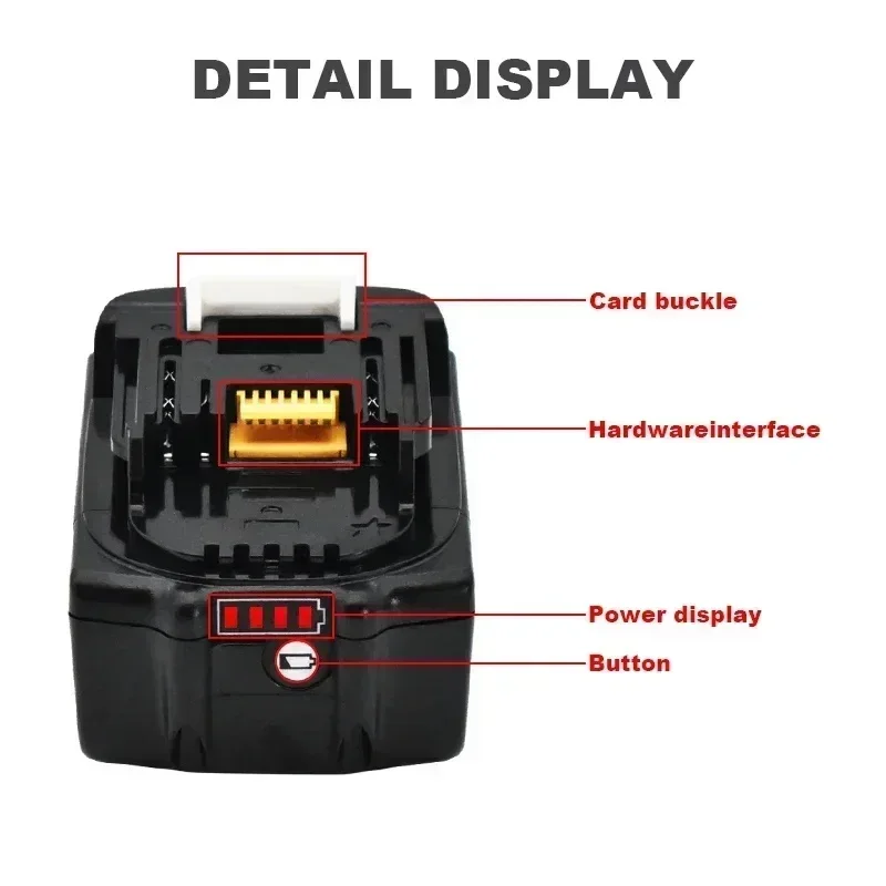 original 18V for Makita 9.0Ah 12.0Ah lithium-ion rechargeable power tool 18V replacement battery BL1860 BL1830 BL1850 BL1860B image 4