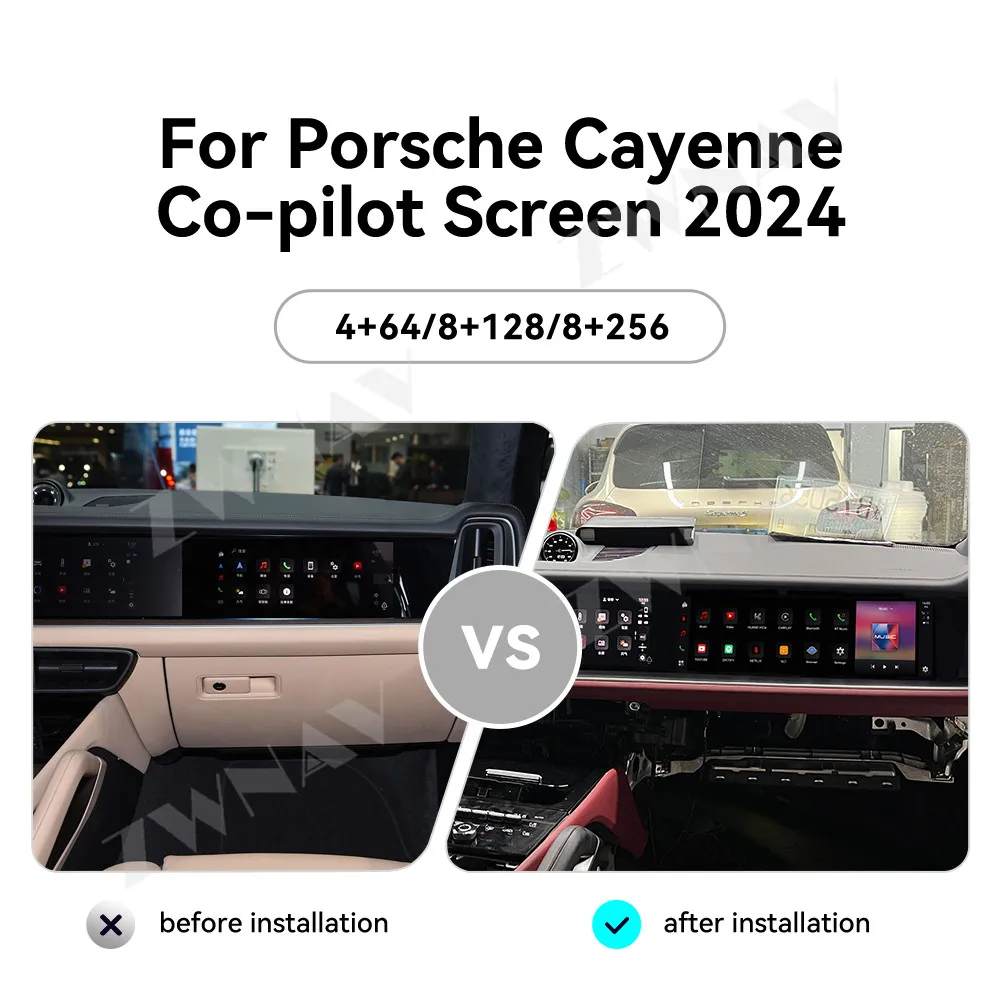 

Qualcomm FOR Porsche Cayenne Co-pilot Screen 2024 15 Inch LCD Instrument Cluster Display Virtual Cockpit Instrument 8G 256G