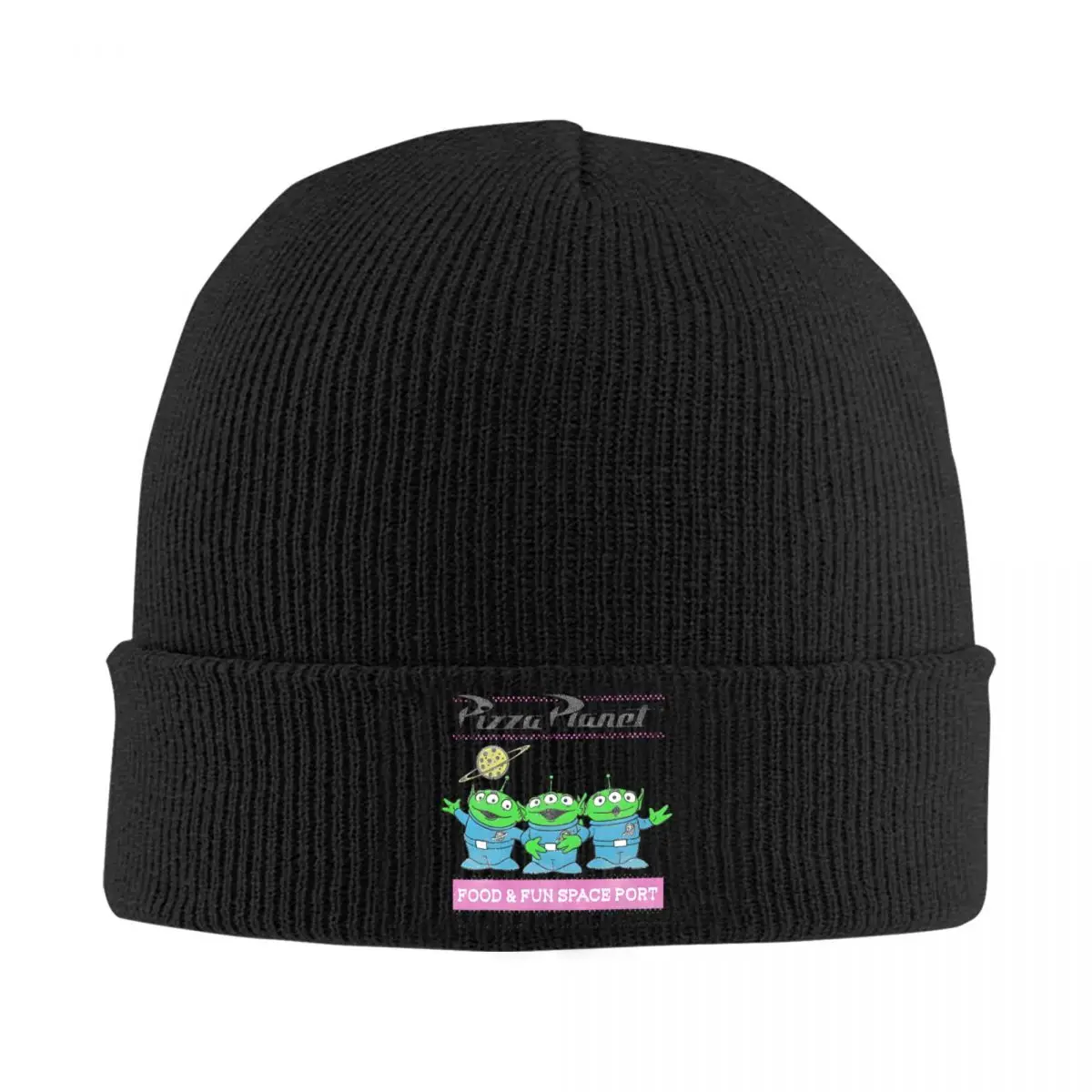 Toy Story Skullies Beanies Caps Pizza Planet Pastel Logo Thin Hat Autumn Spring Bonnet Hats Men Women's Unisex Ski Cap