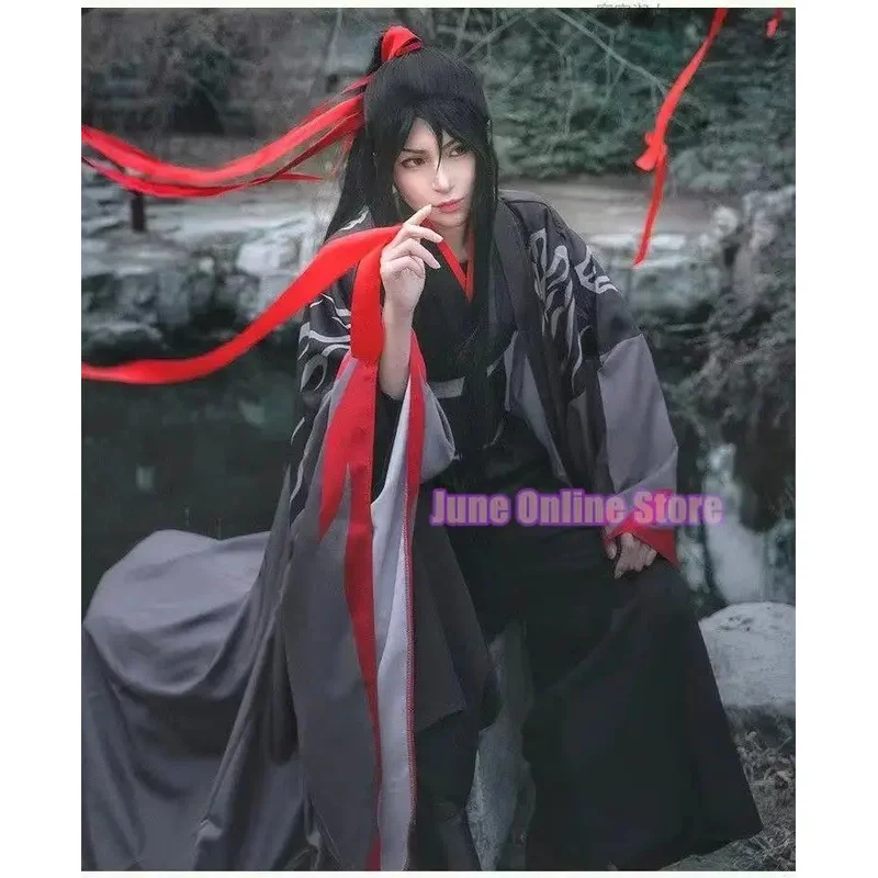 Lan Wangji Lan Zhan Cosplay gran maestro del cultivo demoníaco disfraz de Cosplay Wei Wuxian Mo Dao Zu Shi Mo Xuanyu disfraz para hombres