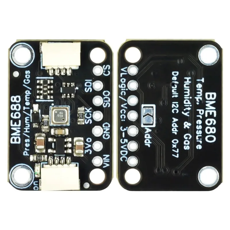 BME688 Environment Sensor Module Temperature Humidity Pressure Gas AI Smart I2C Temperature and Humidity Sensor Module