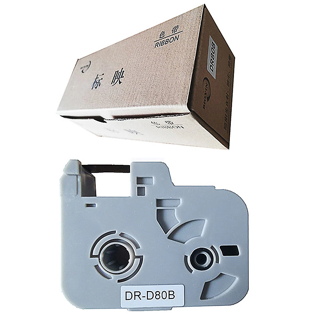 

PLUS S710E Tube Printer DR-81B INK RIBBON BLACK DR-80B Ink Cartridge For S650E Electronic Engraving Machine Deliver 10 Rolls