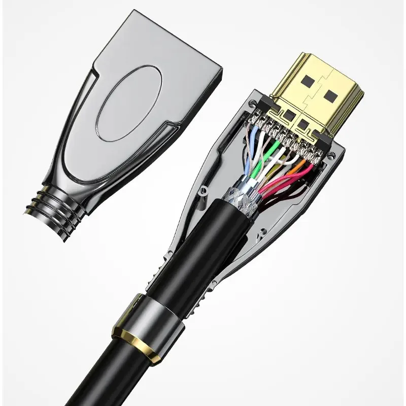 Solder-free HD Line Plug HDMI-compatible 2.0 Connector 4K 60HZ HD Line Repair DIY Male