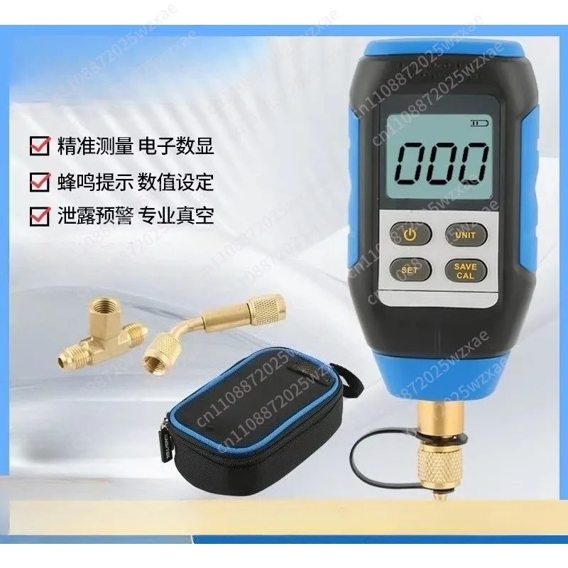 VMV-1 Digital Vacuum Gauge Portable High Precision Digital Display Combined Pressure and Vacuum Electronic Vacuum Absolute Gauge