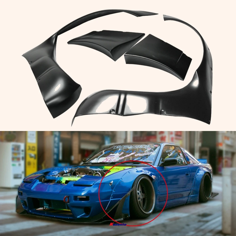 For Nissan 180Sx Rb V2 Style Front Fender Fiber Glass