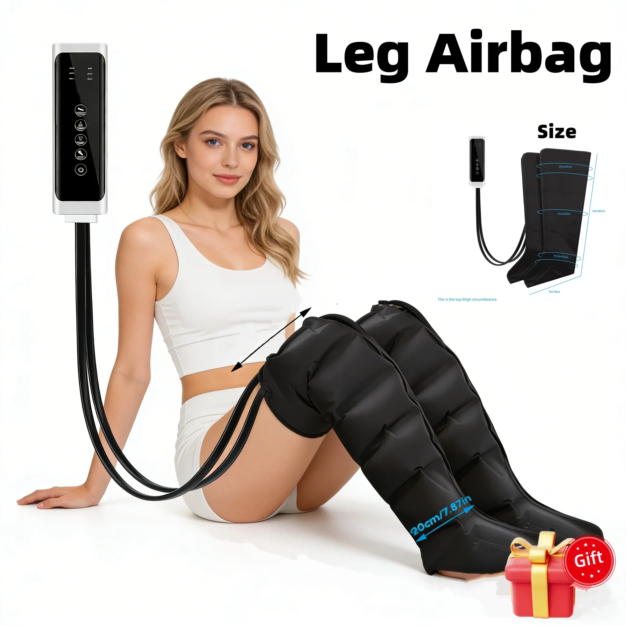 

Professional Leg Massager European Standard Plug Airbag Compression Massage System with Dynamic Compression Function