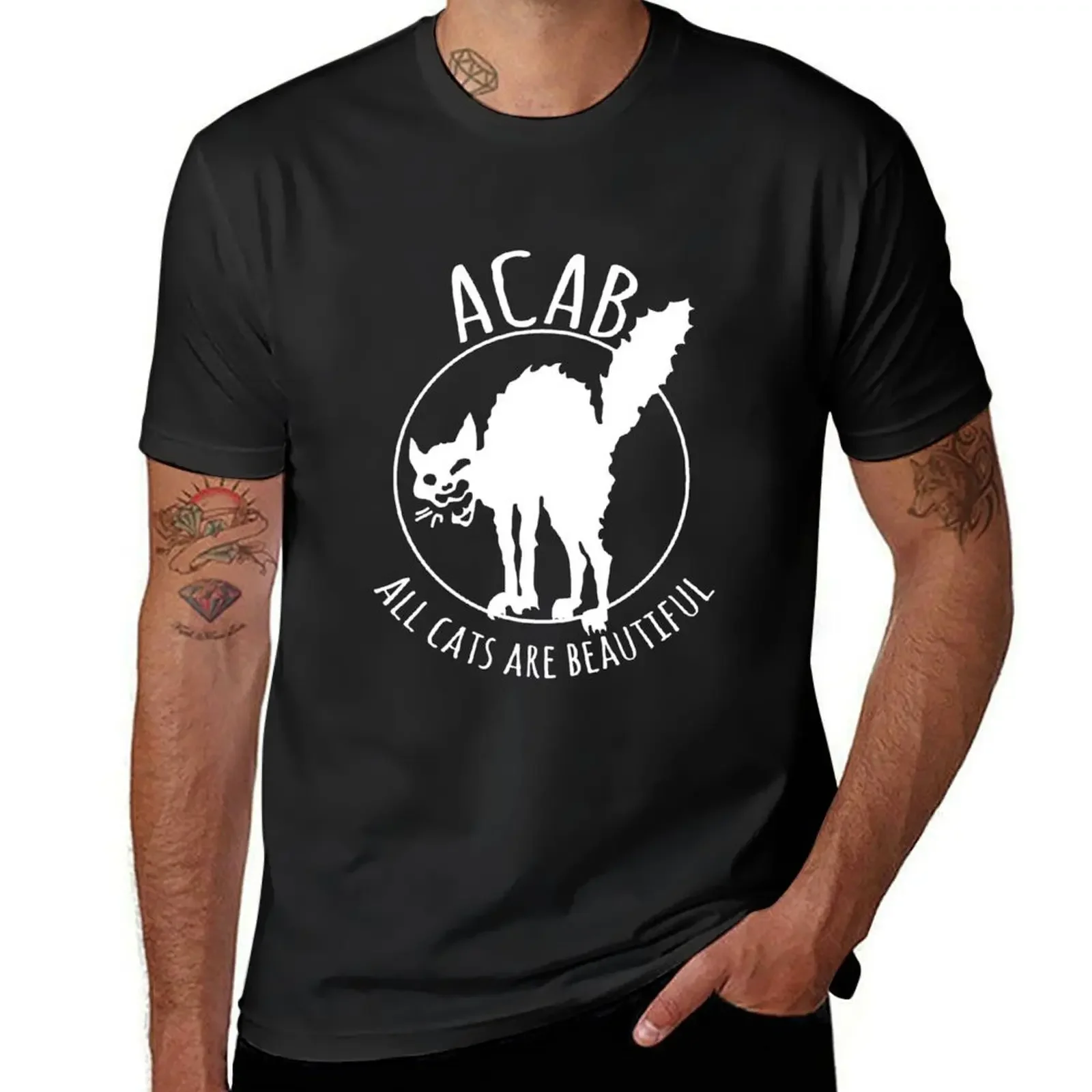 

ACAB All Cats Are Beautiful T-Shirt sublime customizeds korean fashion mens t shirt graphic