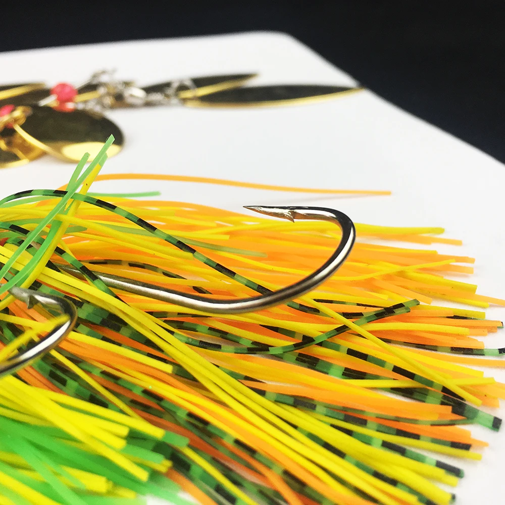 8pcs Spinner Set Hard Metal Lure Kit Long Casting Jig Fast Searching Bait Spinnerbait Pike Bass Tackle Wobbler Fishing Pesca