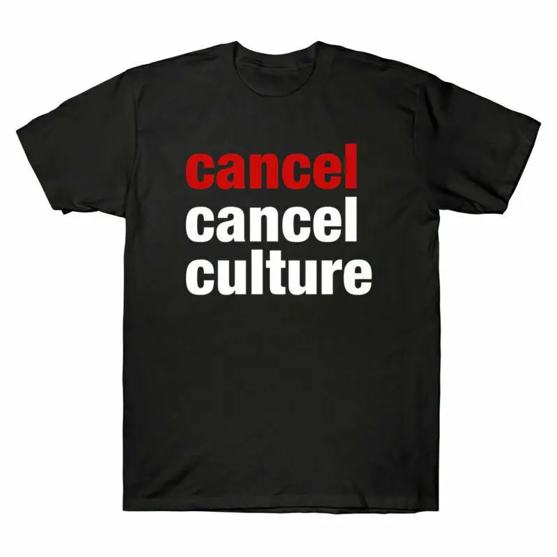 Cancel  Culture  Short Sleeve  Cotton  Navy Tee Costume Anime Graphic T-shirts unisex Tees