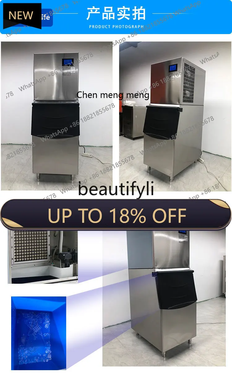 

Z189 a56 Fangbing Fully Automatic Ice Cube Machine for Milk Tea Shops
